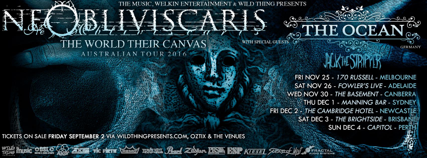 THE OCEAN ⇥ AUSTRALIA TOUR 2016