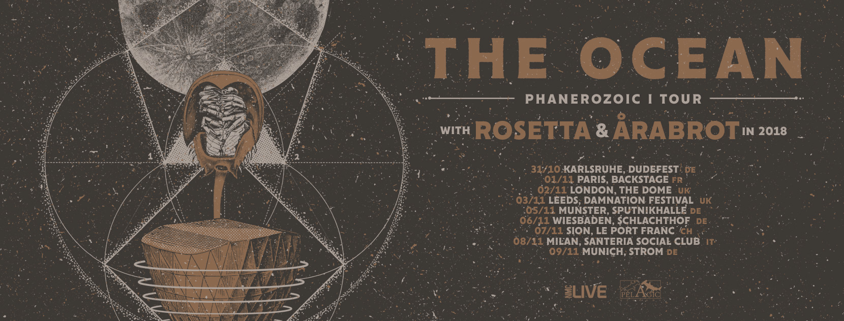 THE OCEAN ⇥ “PHANEROZOIC I” TOUR